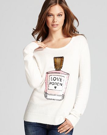 verantwoordelijkheid Trillen Arab WILDFOX Sweater - Sequin Love Potion | Bloomingdale's