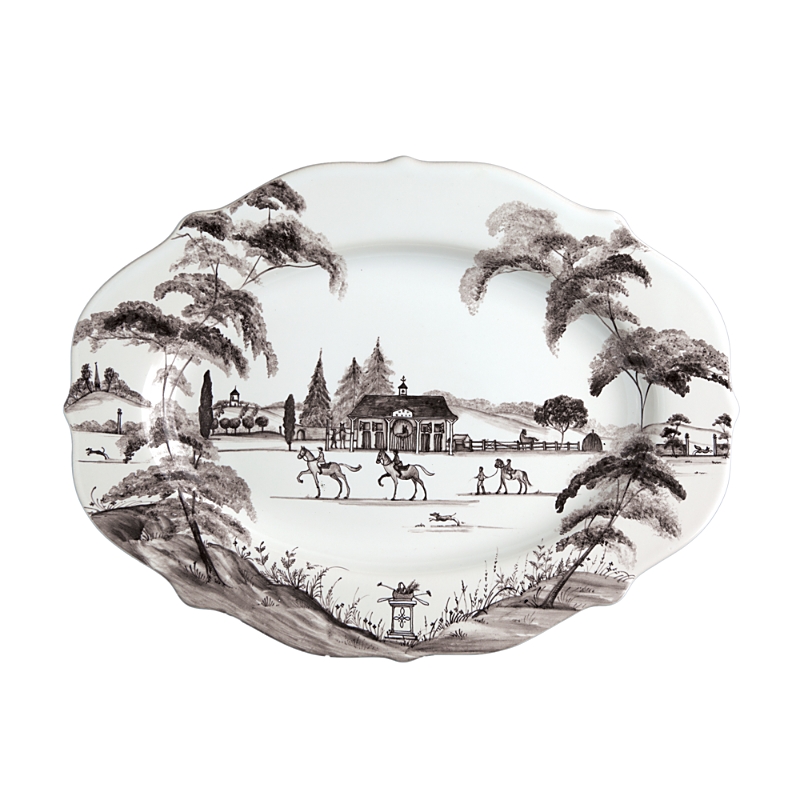 Juliska Country Estate Stable Medium Platter In Flint