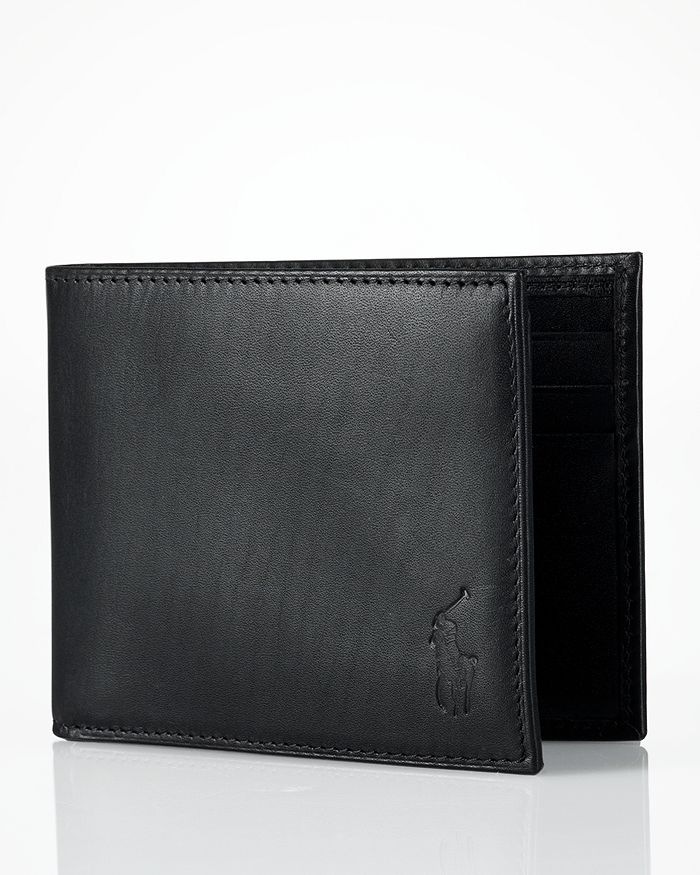 Polo Ralph Lauren Burnished Leather Passcase Wallet | Bloomingdale's