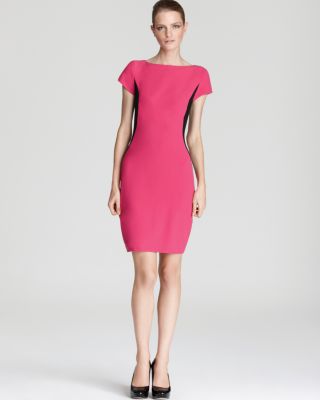 Side Panel Colorblock Dress