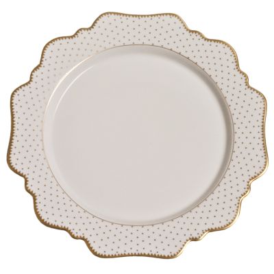Simply Anna Antique Polka with Gold Dinner Plate