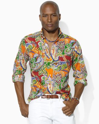 Polo Ralph Lauren Custom-fit Paisley Cotton Shirt 