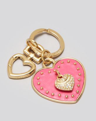 Juicy Couture Accessories Juicy Couture Key Fob - Leather Heart ...