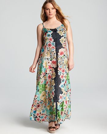Johnny Was Collection Plus Button-Down Maxi Dress | Bloomingdale's