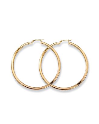 Roberto Coin Medium 18K Yellow Gold Hoop Earrings | Bloomingdale's