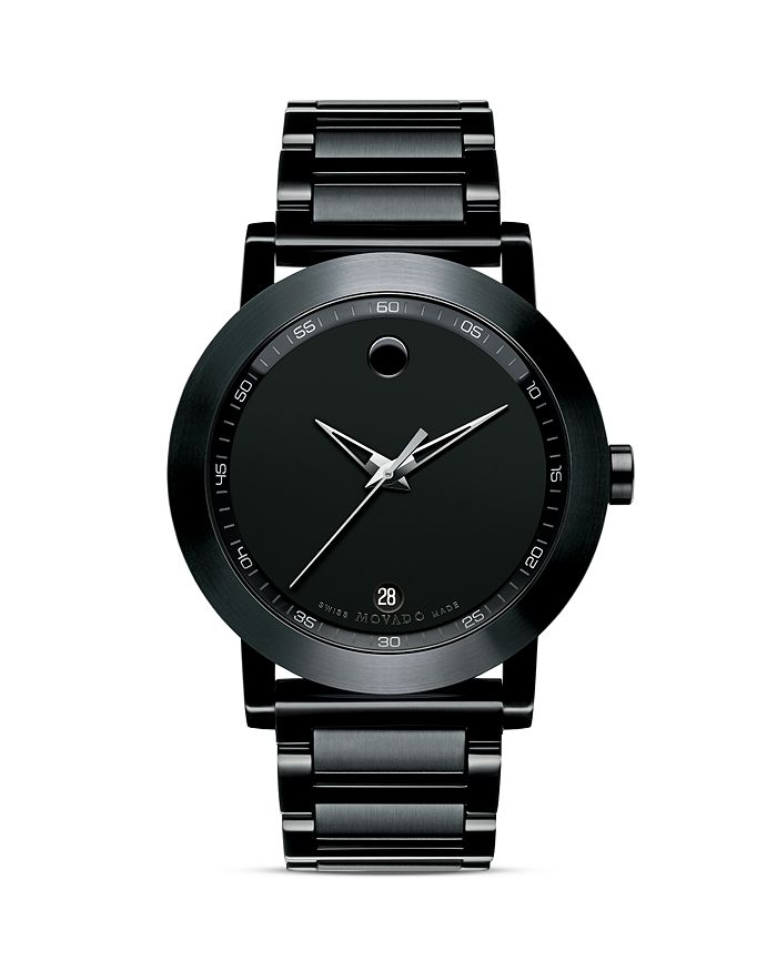 MOVADO MUSEUM SPORT STAINLESS STEEL WATCH, 42MM,0606615