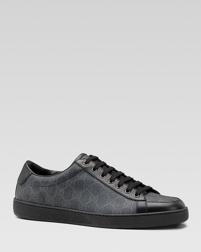 Gucci Men's Brooklyn GG Supreme Canvas Lace-Up Sneakers | Bloomingdale's
