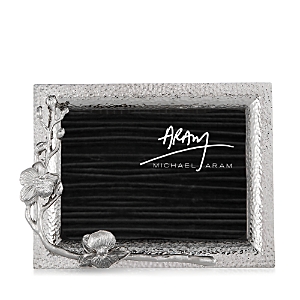 Michael Aram White Orchid 5" X 7" Frame In Silver