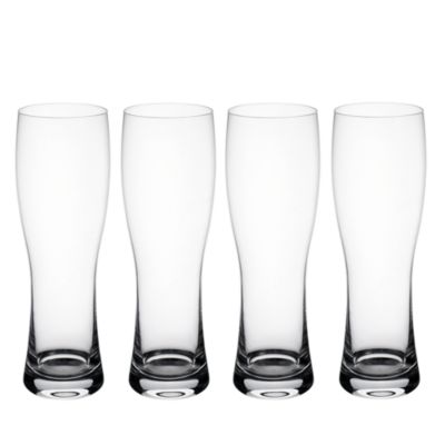 Purismo Wheat Beer Pilsner Glass, Set of 4