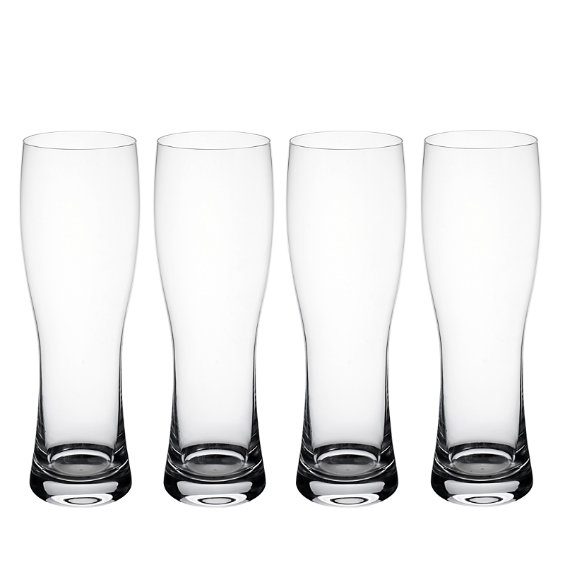 Villeroy & Boch Purismo Wheat Beer Pilsner Glass, Set Of 4 In Clear