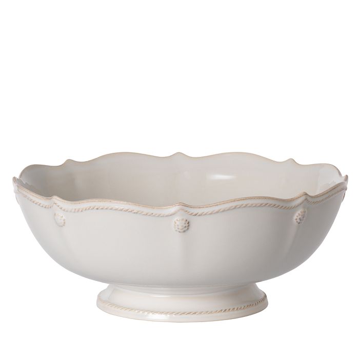 Juliska Berry & Thread Footed Fruit Bowl - Whitewash In White