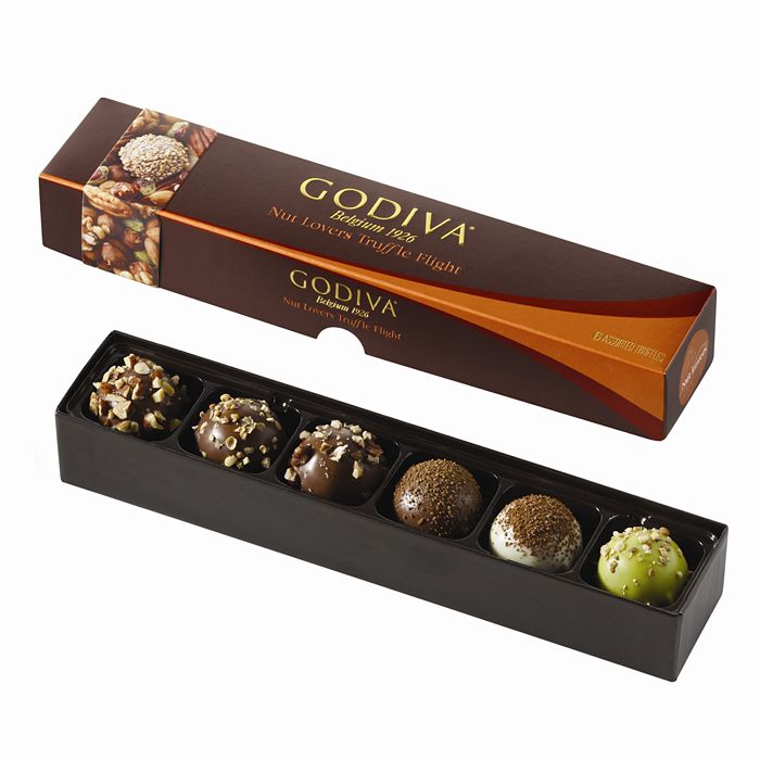 Godiva® Nut Lover's Truffle Flight Bloomingdale's