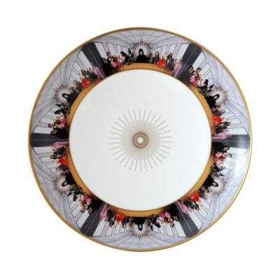 L'Art de la Table Last Supper Megaplex by Marco Brambilla Coupe Plates, Set of 12