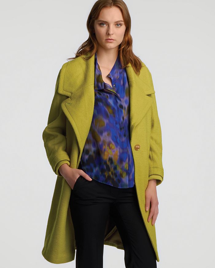 Halston coat discount