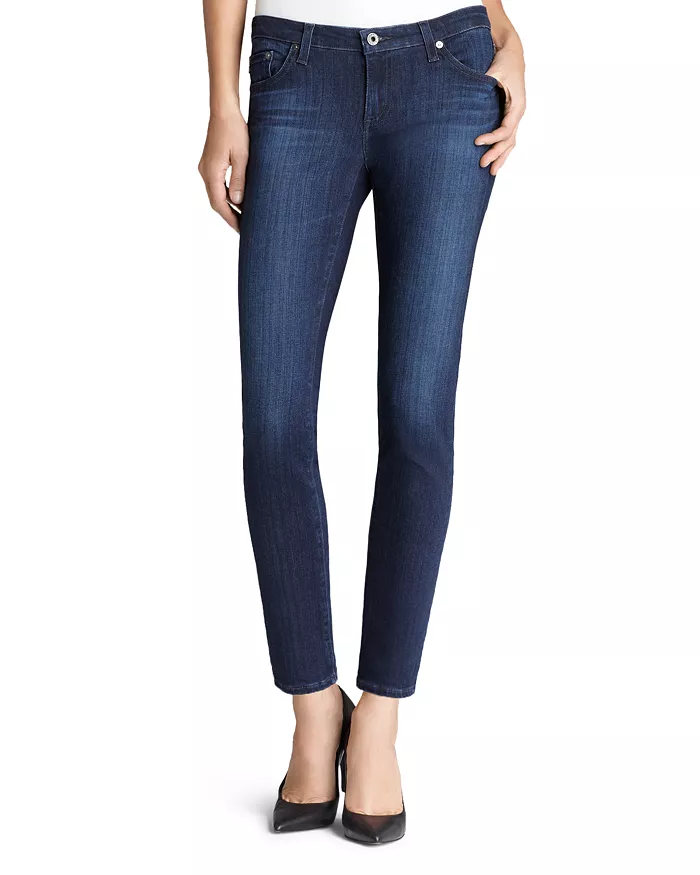 bloomingdales.com | AG Low Rise Ankle Legging Skinny Jeans In Dark Blue