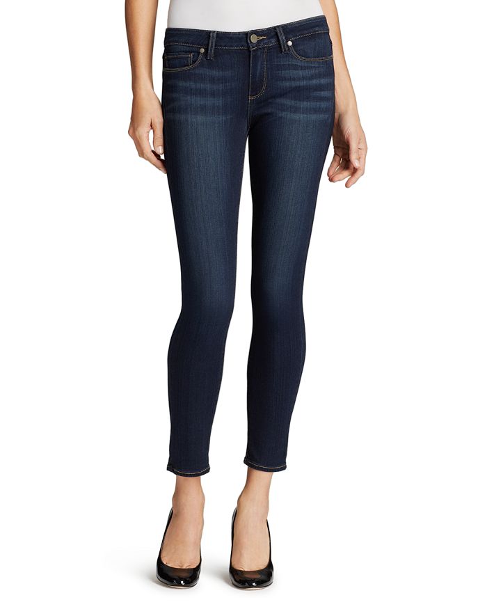PAIGE Transcend Verdugo Mid Rise Ankle Skinny Jeans in Nottingham |  Bloomingdale's