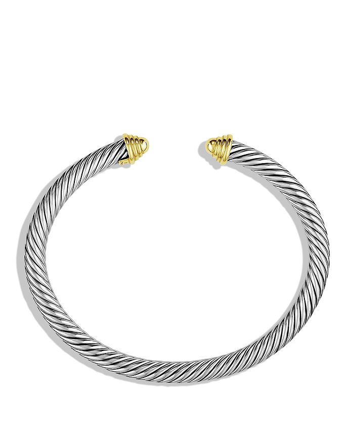 Shop David Yurman Cable Classics Bracelet With 14k Gold, 5mm