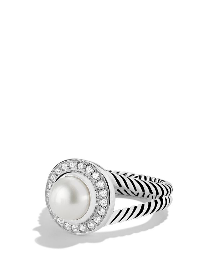 David Yurman Petite Cerise Ring with Pearl Diamonds Bloomingdale s