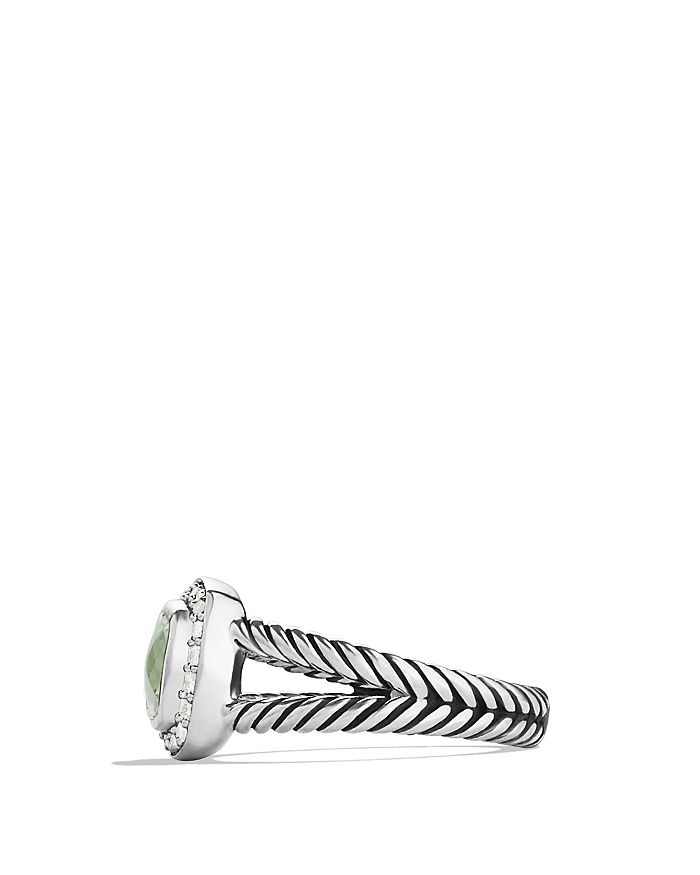 Shop David Yurman Petite Albion Ring With Prasiolite & Diamonds