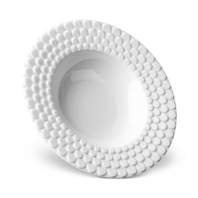 Aegean White Sculpted Soup Plate