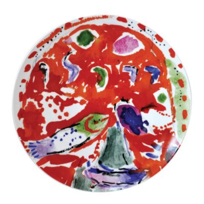 Bernardaud Marc Chagall Coupe Plate, Set of 6