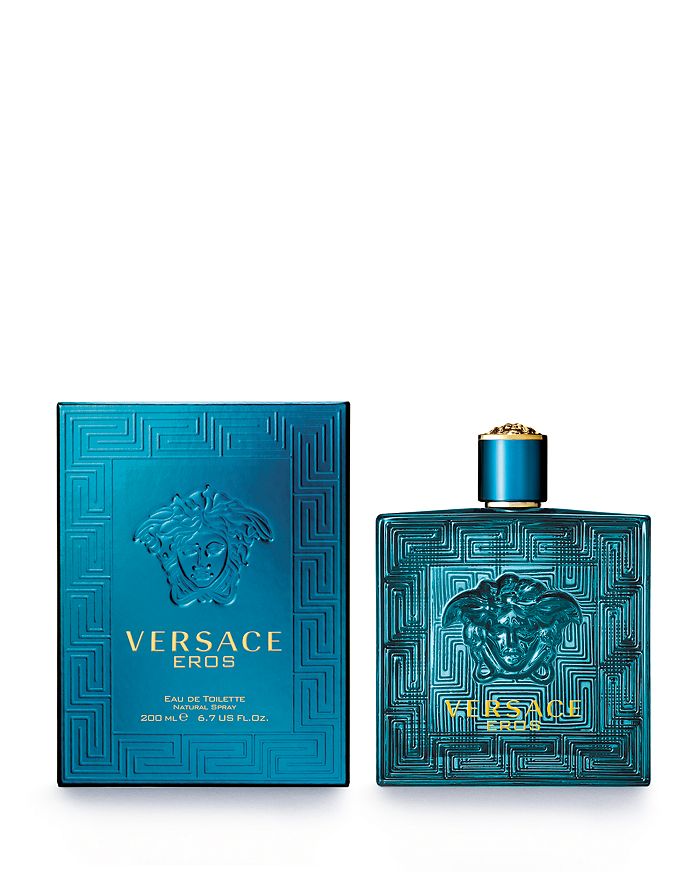 Shop Versace Eros Eau De Toilette 6.7 Oz. In Blue