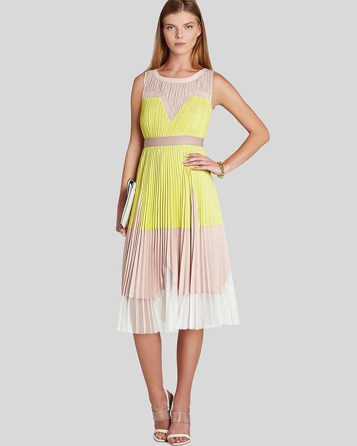 Bcbg color 2025 block dress