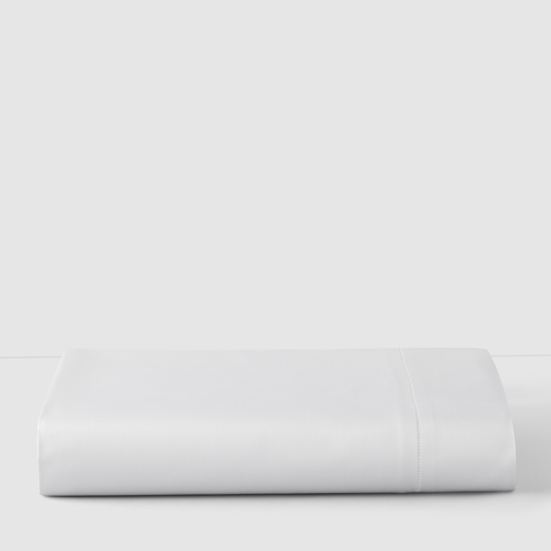 Sferra King 1,020 Thread Count Solid Sateen Fitted Sheet In Ivory