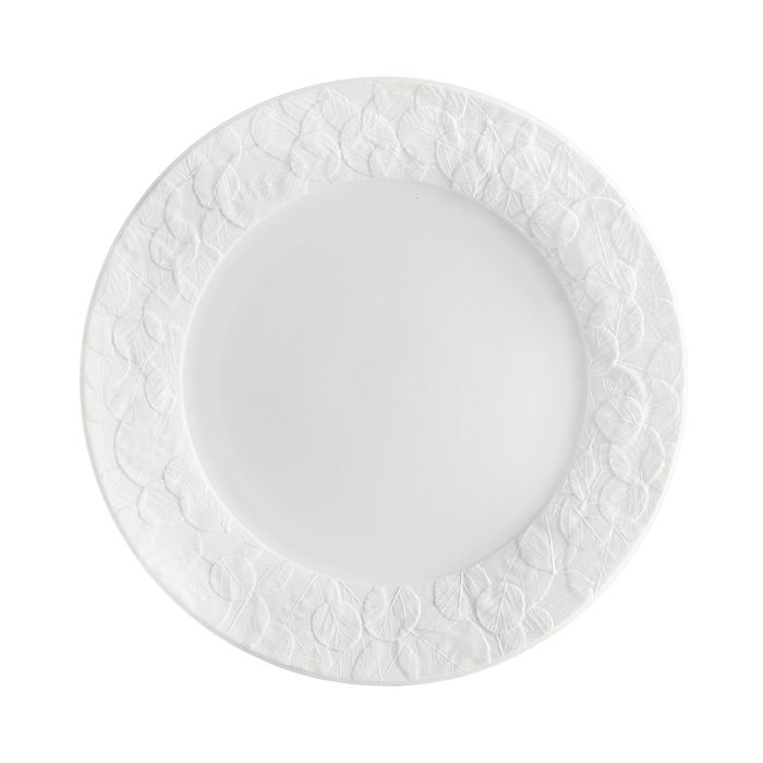 Shop Michael Aram Forest Leaf Dinner Plate In White