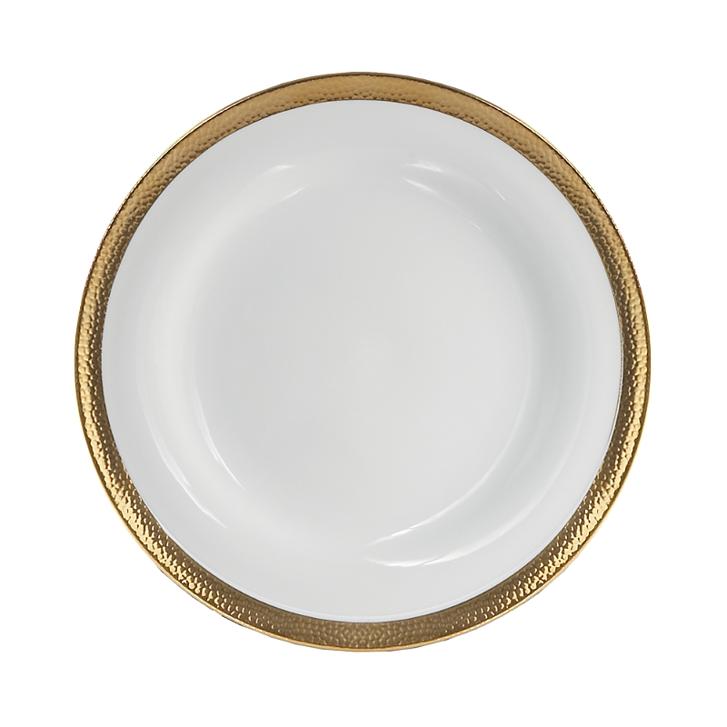 Michael Aram Goldsmith Dinner Plate In White/gold