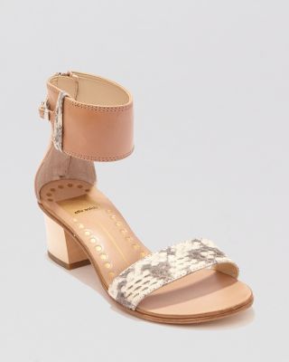 Dolce Vita - Open Toe Sandals - Foxie Block Heel