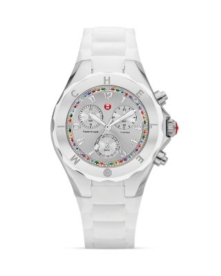 MICHELE Tahitian Jelly Bean Topaz Carousel Watch, 40mm 