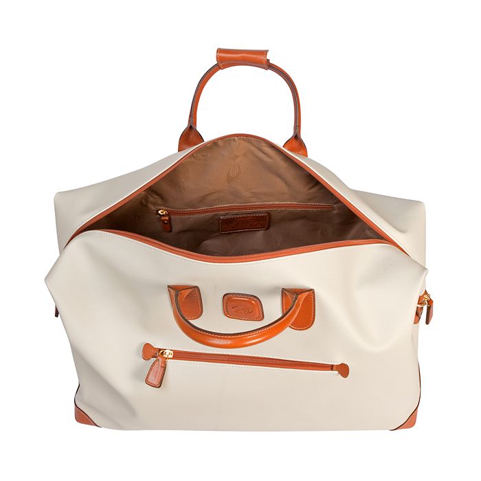 Bric's Firenze Pink 18" Cargo Duffel Luggage In Cream