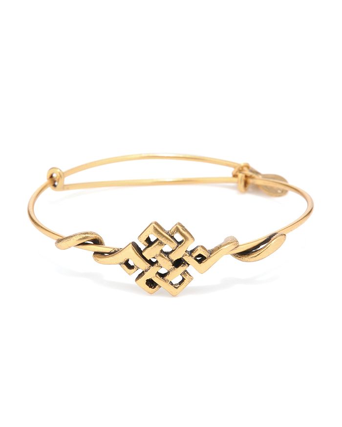 Alex and Ani Endless Knot Wrap Bangle Bloomingdale s
