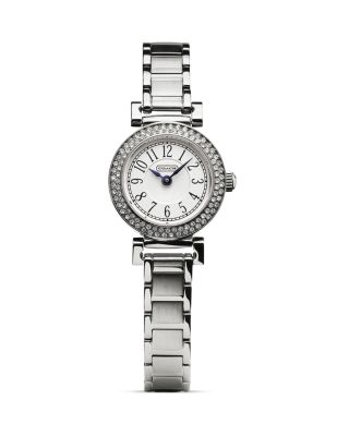 COACH - COACH Madison Stainless Steel Mini Crystal Bracelet Watch, 24mm