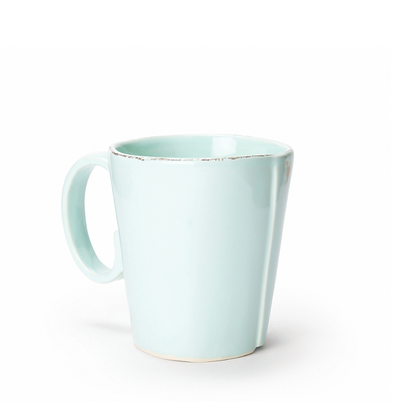 Vietri Lastra Collection Mug In Aqua