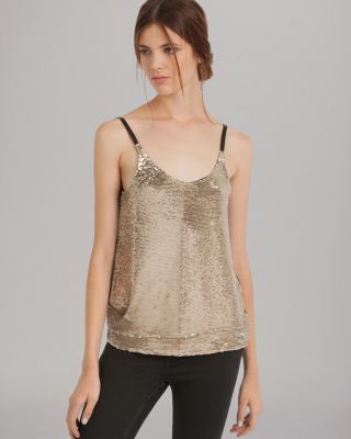 Maje - Top - Glitter Tank