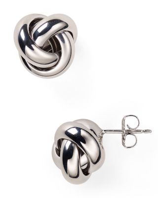 Bloomingdale's Fine Collection - Sterling Silver Love Knot Stud Earrings