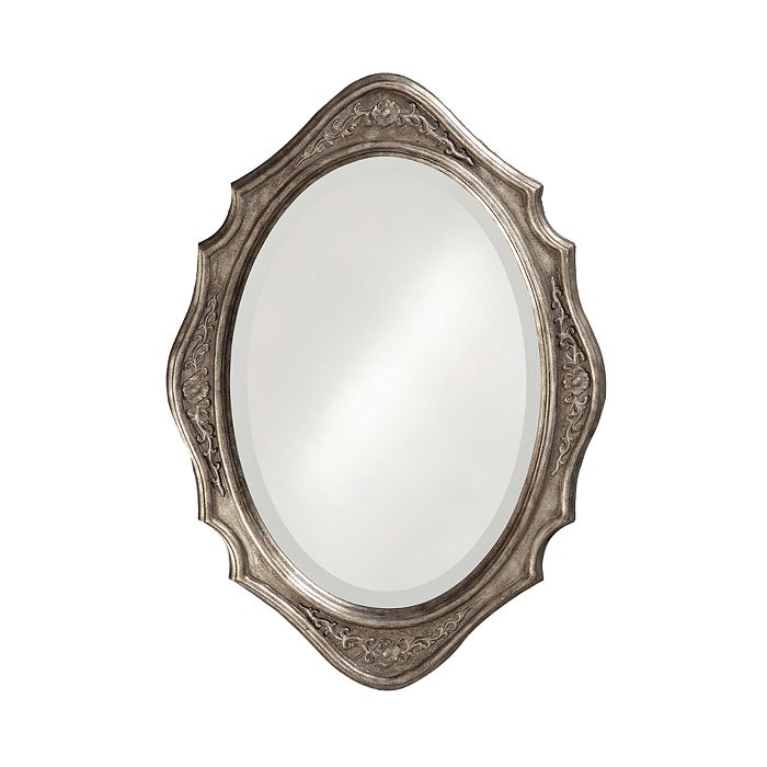 Howard Elliott Trafalga Mirror In Silver Leaf