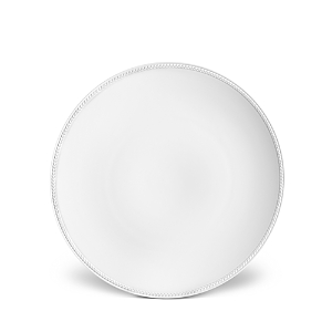 L'Objet Soie Tressee White Charger