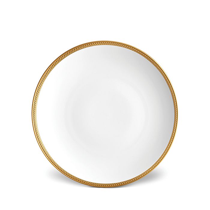 L'objet Soie Tressee Dessert Plate In Gold