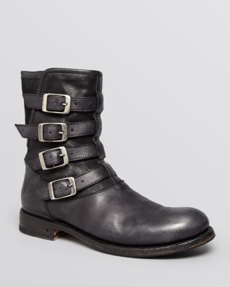 John Varvatos Engineer Triple buckle Boot. Size 13 USA 46 IT GRAIL John Varvatos Collection Engineer Triple Buckle Boot  main image 4