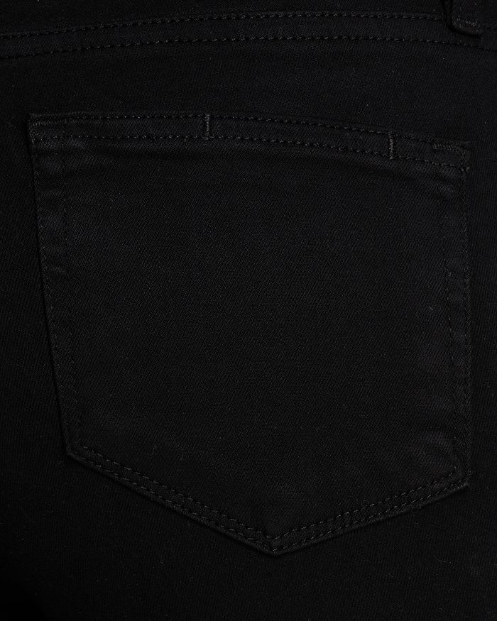 PAIGE TRANSCEND HOXTON HIGH RISE SKINNY JEANS IN BLACK SHADOW