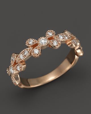 KC Designs Diamond Stackable Band in 14K Rose Gold, .30 tcw ...
