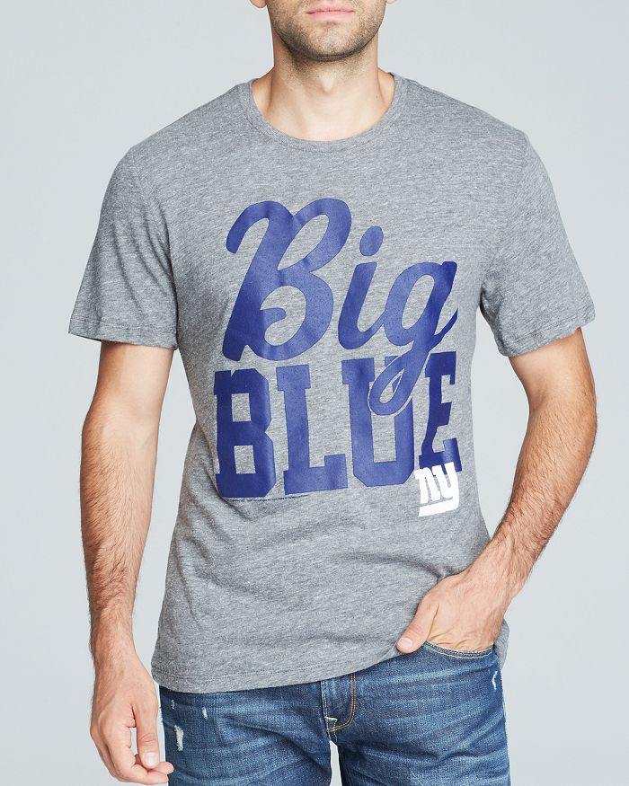 Junk Food NY Giants Go Blue Touchdown Tee