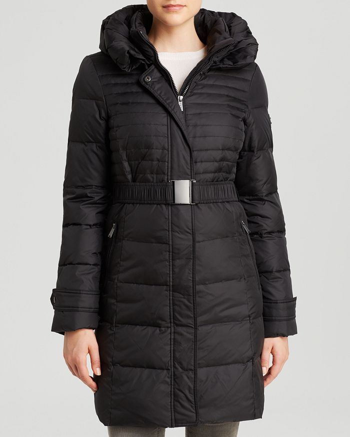 DKNY Coat - Macie Belted Double Collar | Bloomingdale's
