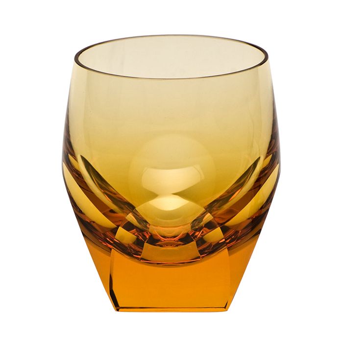 Shop Moser Bar Double Old-fashioned Glass In Topaz