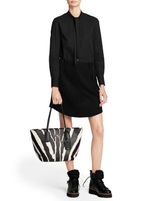 5310◯ COACH ゼブラ柄 トートバッグ F34654 COACH Taxi Zip Top Tote in Zebra Print Leather | Bloomingdale's