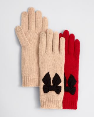 kate spade new york - Stitched Bow Tech Gloves