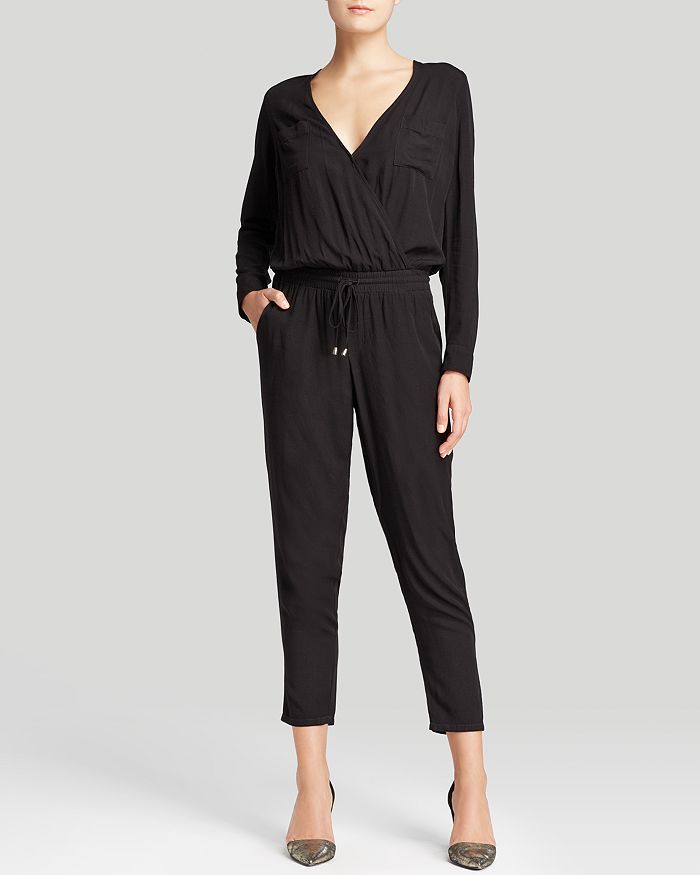 Splendid Jumpsuit Long Sleeve Cross Front Bloomingdale's